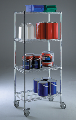 Wire Shelving with Castors